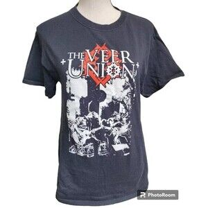 The Veer Union Band T-Shirt Black Size Small Rock Grunge Alternative